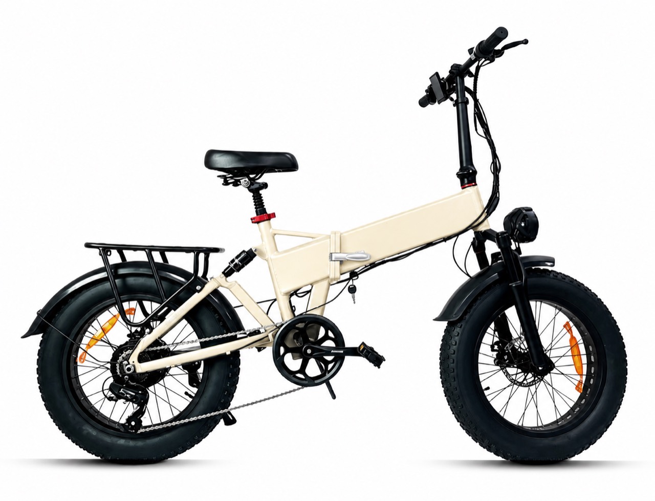 SlowBike FOLD 奶油白鋁合金折疊電動車